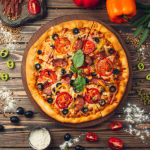16. Pizza Capricciosa (A,C,G,1,3,4,7,15)