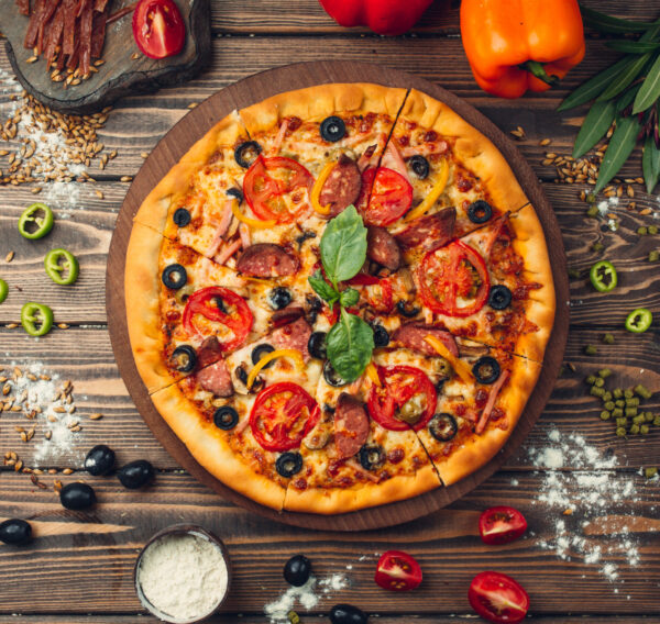 16. Pizza Capricciosa (A,C,G,1,3,4,7,15)